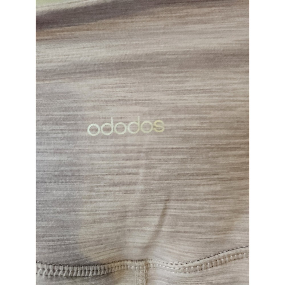 ODODOS XS High Waist Crossover Capri‎ Leggings Mauve Heather Stretch Athletic - Picture 8 of 10